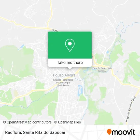 Racflora map