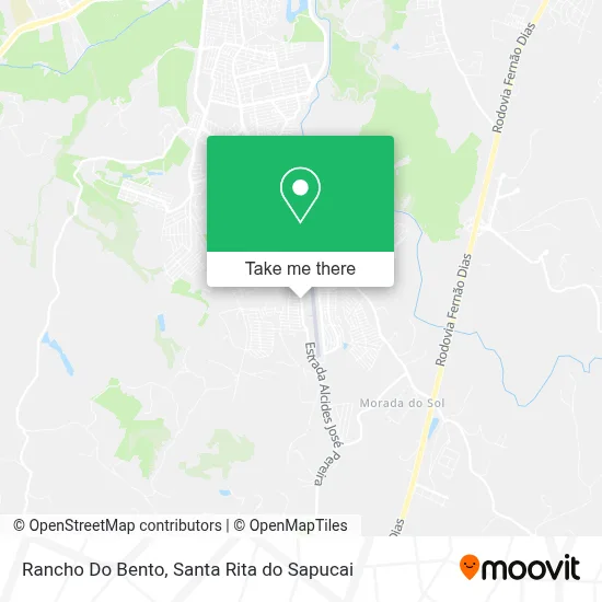 Rancho Do Bento map