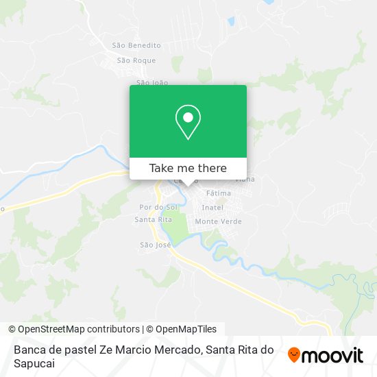 Mapa Banca de pastel Ze Marcio Mercado