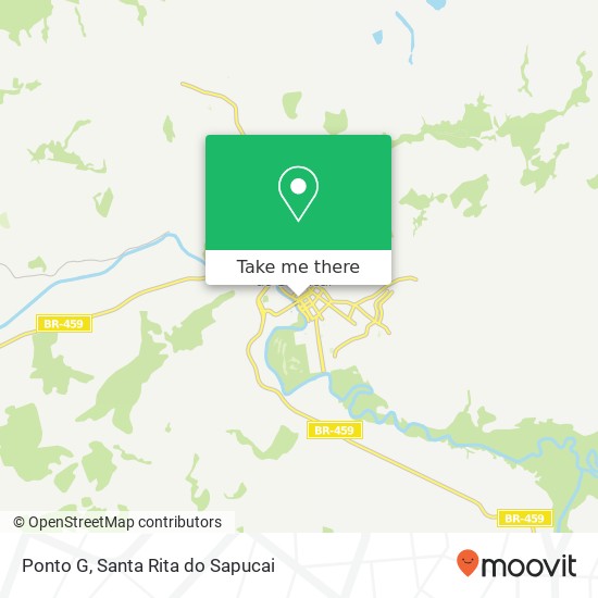 Mapa Ponto G, Rua Silvestre Ferraz Santa Rita do Sapucaí Santa Rita do Sapucaí-MG 37540-000
