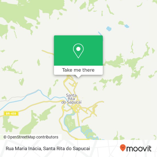 Mapa Rua Maria Inácia