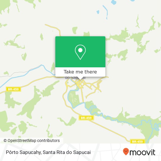 Mapa Pôrto Sapucahy