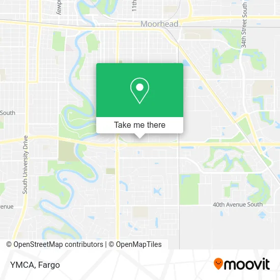 YMCA map