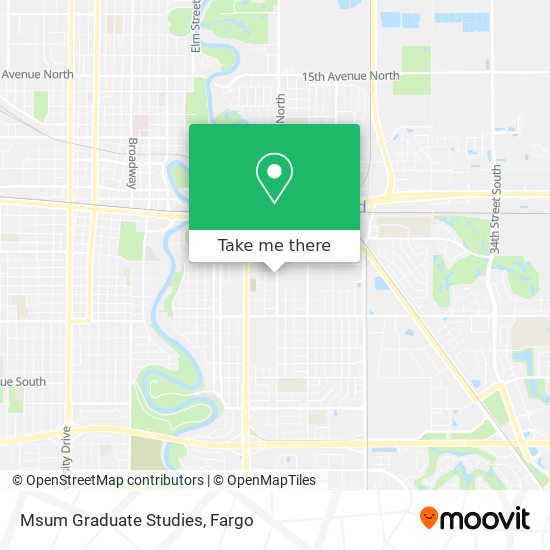 Msum Graduate Studies map