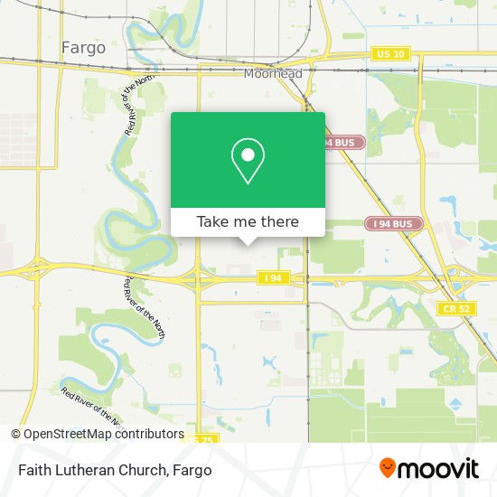 Mapa de Faith Lutheran Church