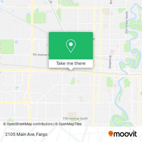 Mapa de 2105 Main Ave