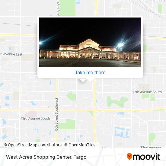 West Acres Shopping Center map