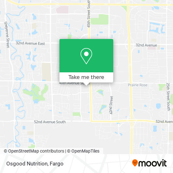 Mapa de Osgood Nutrition