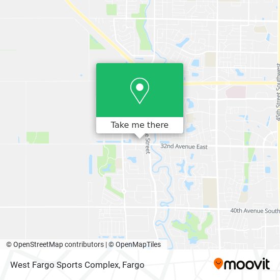 Mapa de West Fargo Sports Complex