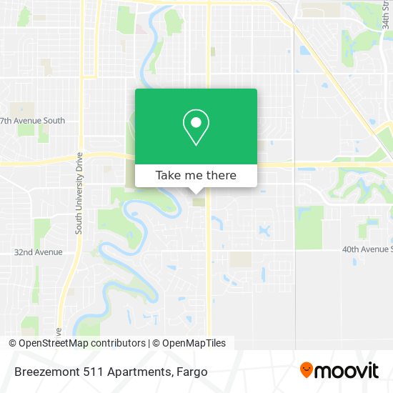 Mapa de Breezemont 511 Apartments