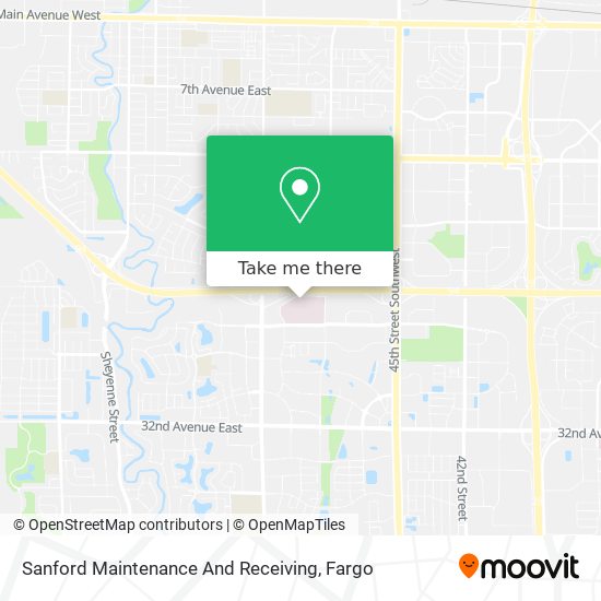 Sanford Maintenance And Receiving map