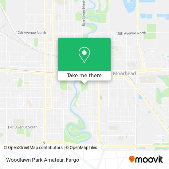 Woodlawn Park Amateur map