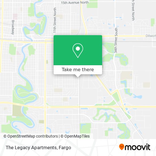 The Legacy Apartments map