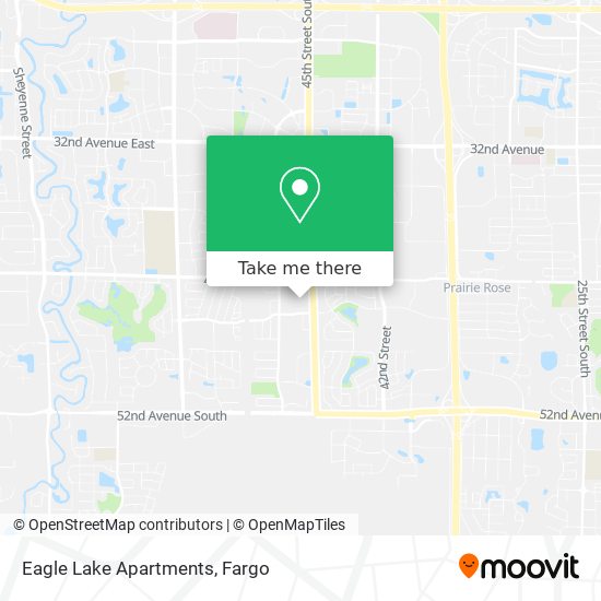 Mapa de Eagle Lake Apartments