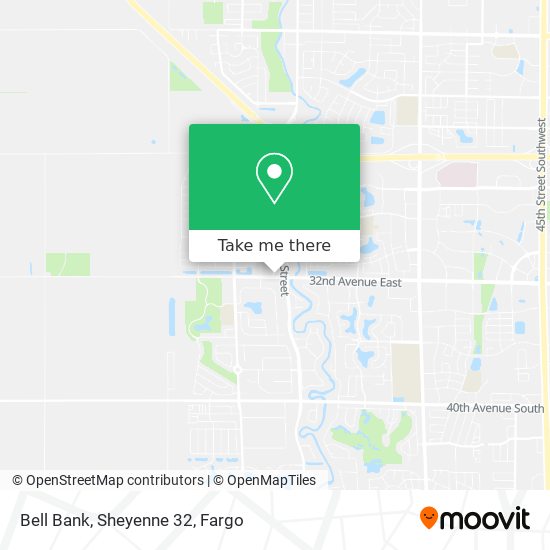 Bell Bank, Sheyenne 32 map