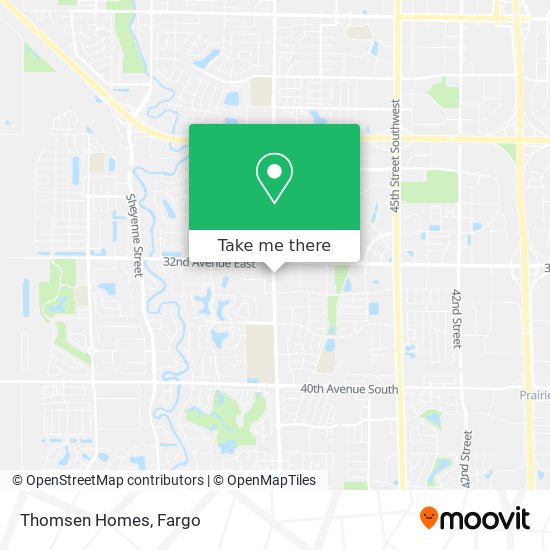 Thomsen Homes map