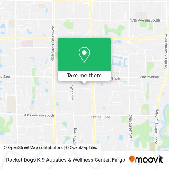 Mapa de Rocket Dogs K-9 Aquatics & Wellness Center