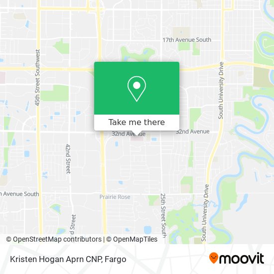 Kristen Hogan Aprn CNP map