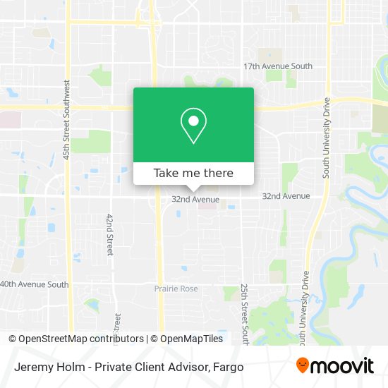 Jeremy Holm - Private Client Advisor map