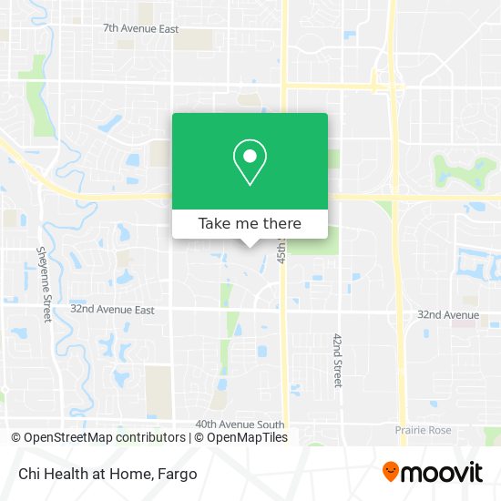 Chi Health at Home map