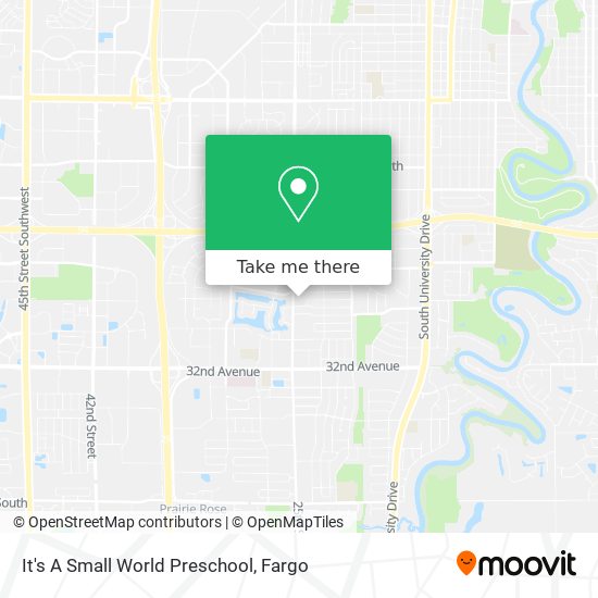 It's A Small World Preschool map