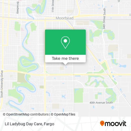 Lil Ladybug Day Care map