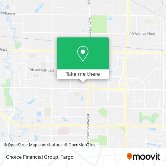 Choice Financial Group map