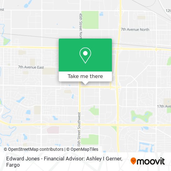 Mapa de Edward Jones - Financial Advisor: Ashley I Gerner