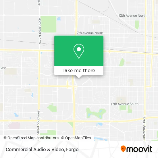 Commercial Audio & Video map