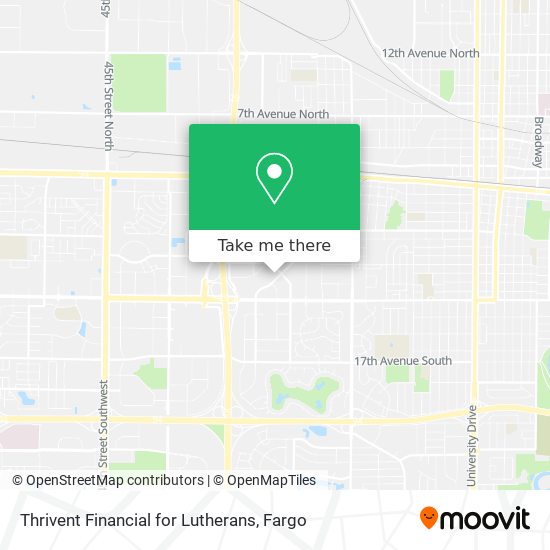 Mapa de Thrivent Financial for Lutherans