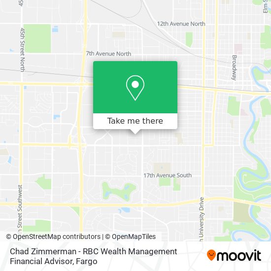 Chad Zimmerman - RBC Wealth Management Financial Advisor map