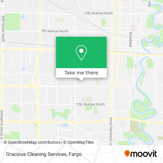 Gracious Cleaning Services map