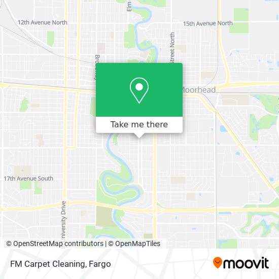 FM Carpet Cleaning map