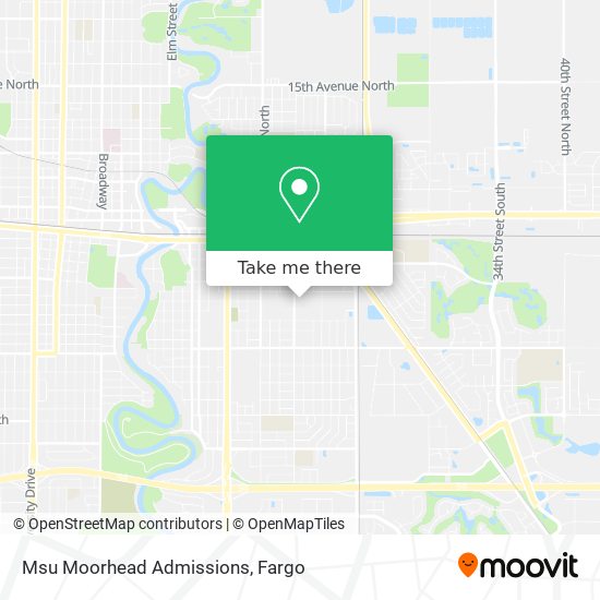 Mapa de Msu Moorhead Admissions