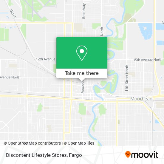 Discontent Lifestyle Stores map