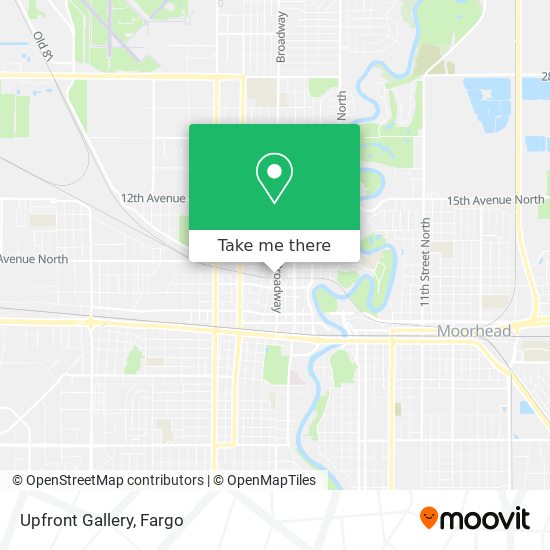 Upfront Gallery map