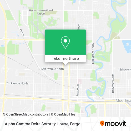 Alpha Gamma Delta Sorority House map