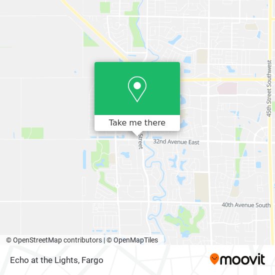 Echo at the Lights map