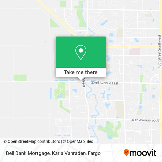 Bell Bank Mortgage, Karla Vanraden map