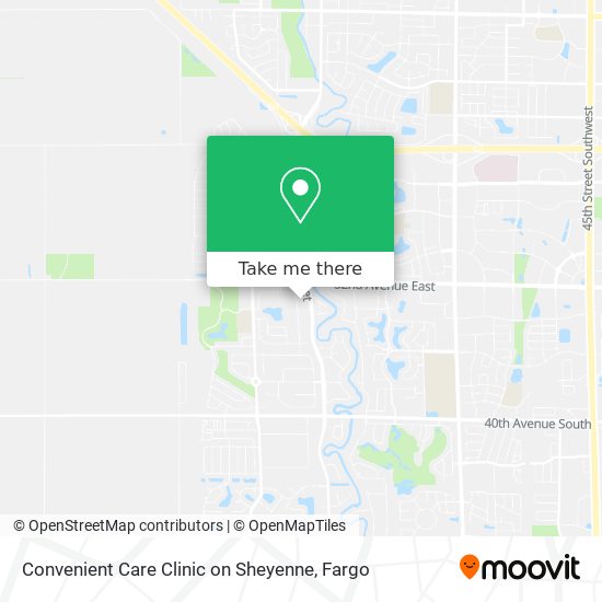 Mapa de Convenient Care Clinic on Sheyenne