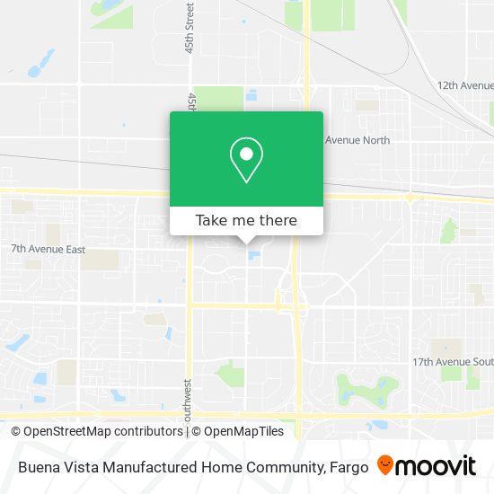 Buena Vista Manufactured Home Community map