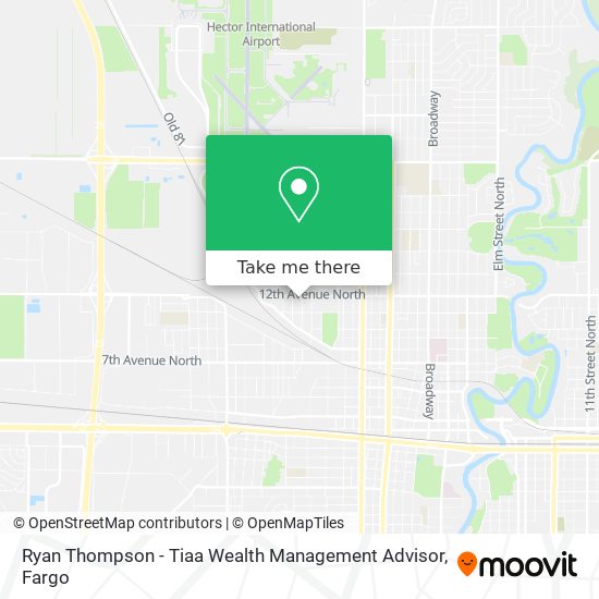Mapa de Ryan Thompson - Tiaa Wealth Management Advisor