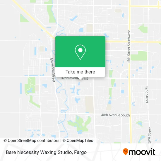 Mapa de Bare Necessity Waxing Studio