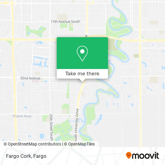 Fargo Cork map