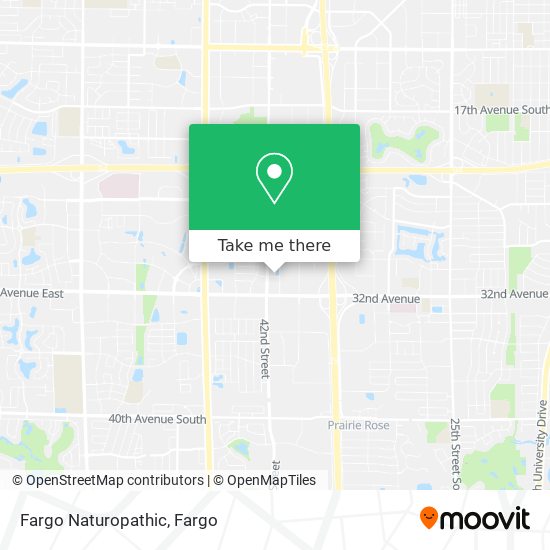 Fargo Naturopathic map