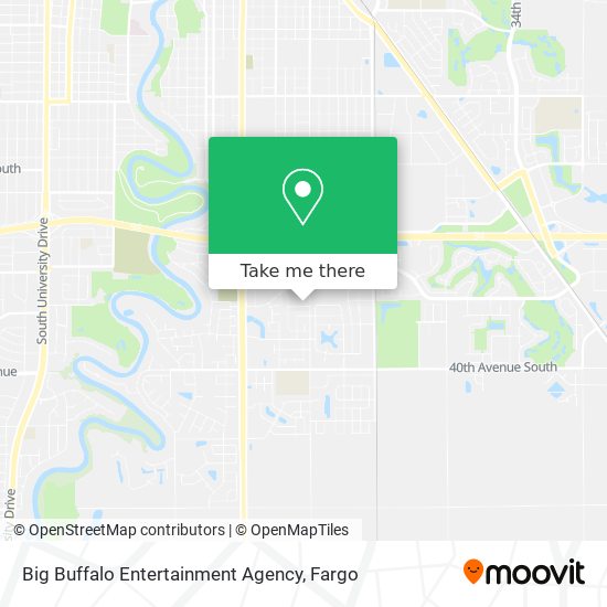 Big Buffalo Entertainment Agency map