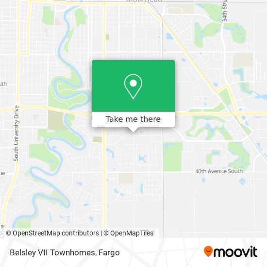 Belsley VII Townhomes map