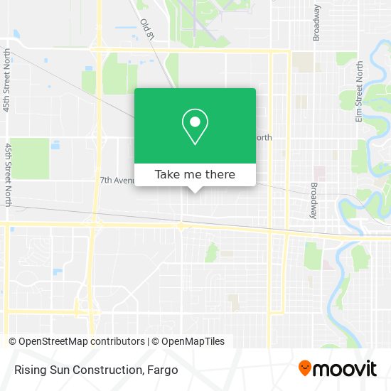 Rising Sun Construction map