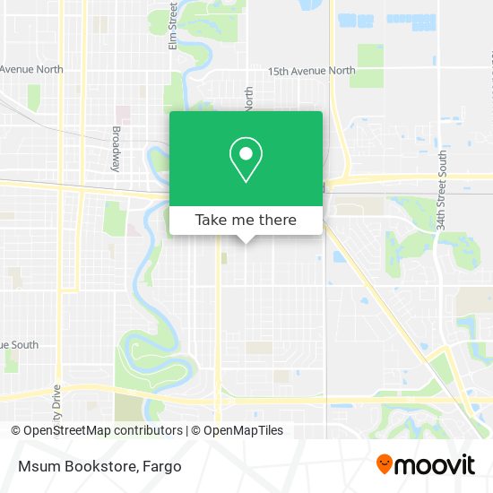 Msum Bookstore map