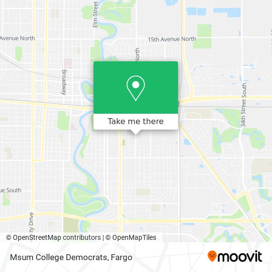 Msum College Democrats map